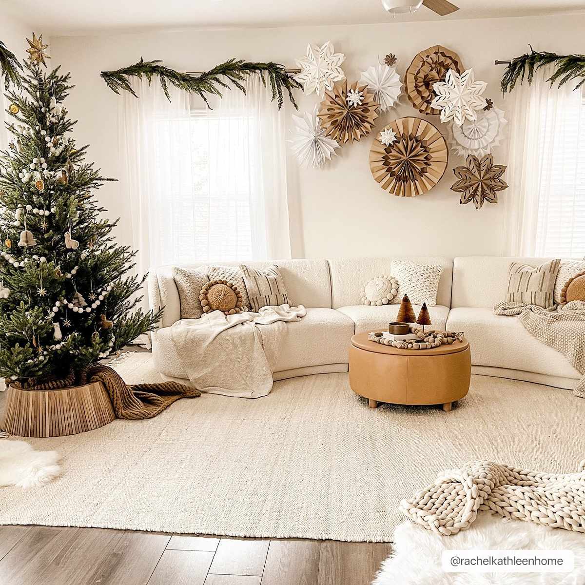 Iantha Handmade Ivory Jute Rug With Custom Shape And Fringe
