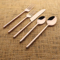 Jason PVD Flatware 5 Piece Square Handle Place Setting