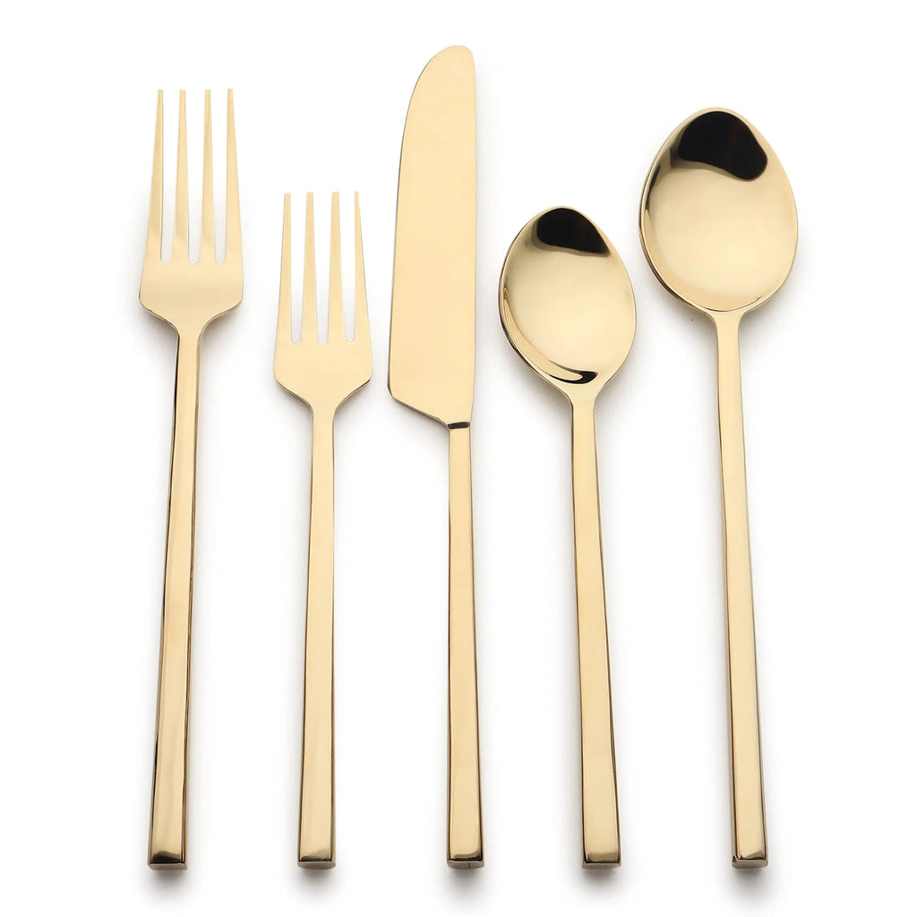 Crestfield Jason Flatware 5-Piece Urban Industrial Set