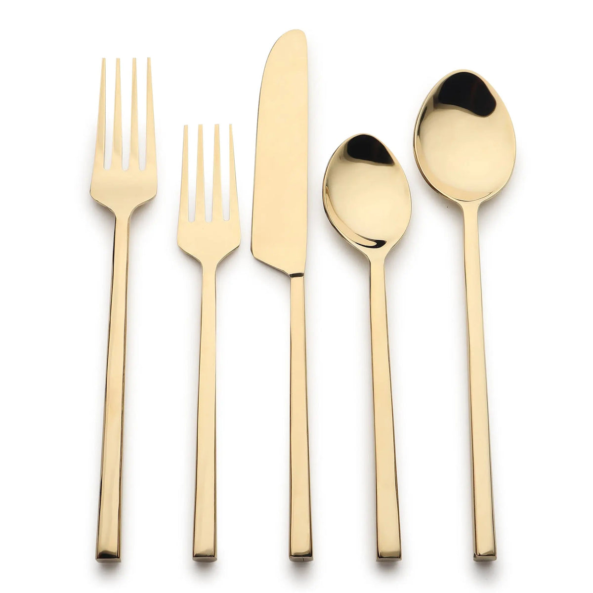 Crestfield Jason Flatware 5-Piece Urban Industrial Set