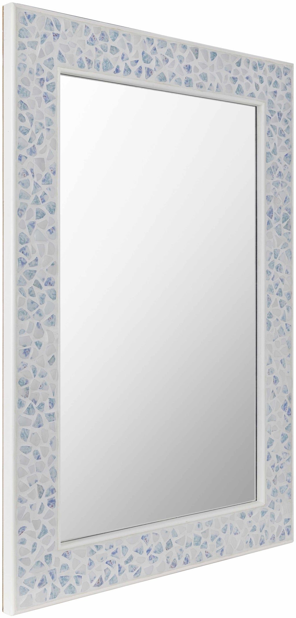 Kartepe Mother Of Pearl Handcrafted Wall Mirror Ivory