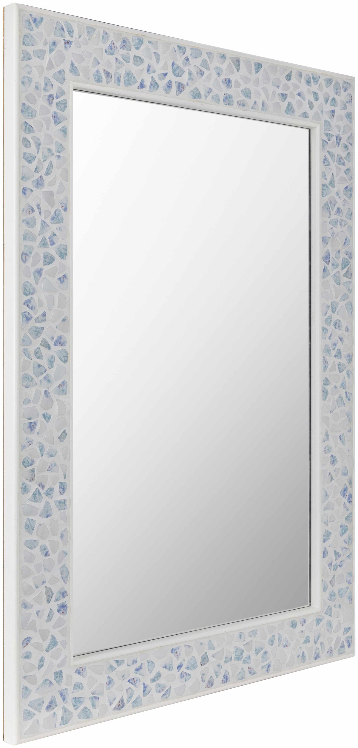 Kartepe Mother Of Pearl Handcrafted Wall Mirror Ivory