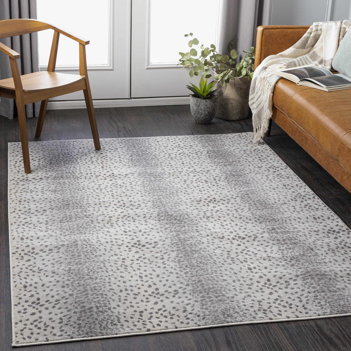 Hearthside Furnishings Pointblank Turkish Gray Antelope Rug