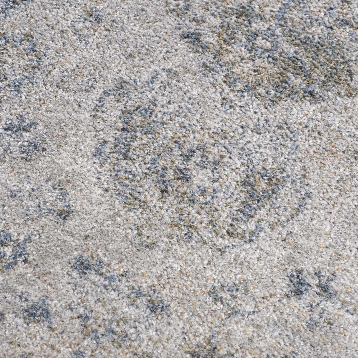 Boutique Gael Blue Traditional Pattern Washable Rug