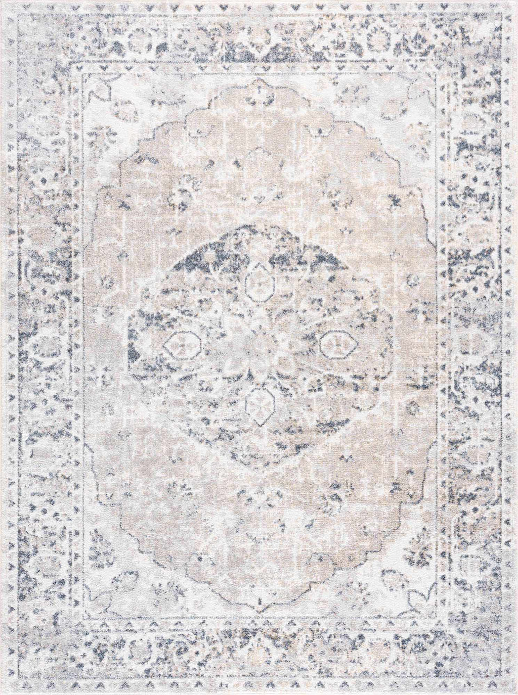 Rudo Elegant Machine Washable Flat Pile Floor Rug