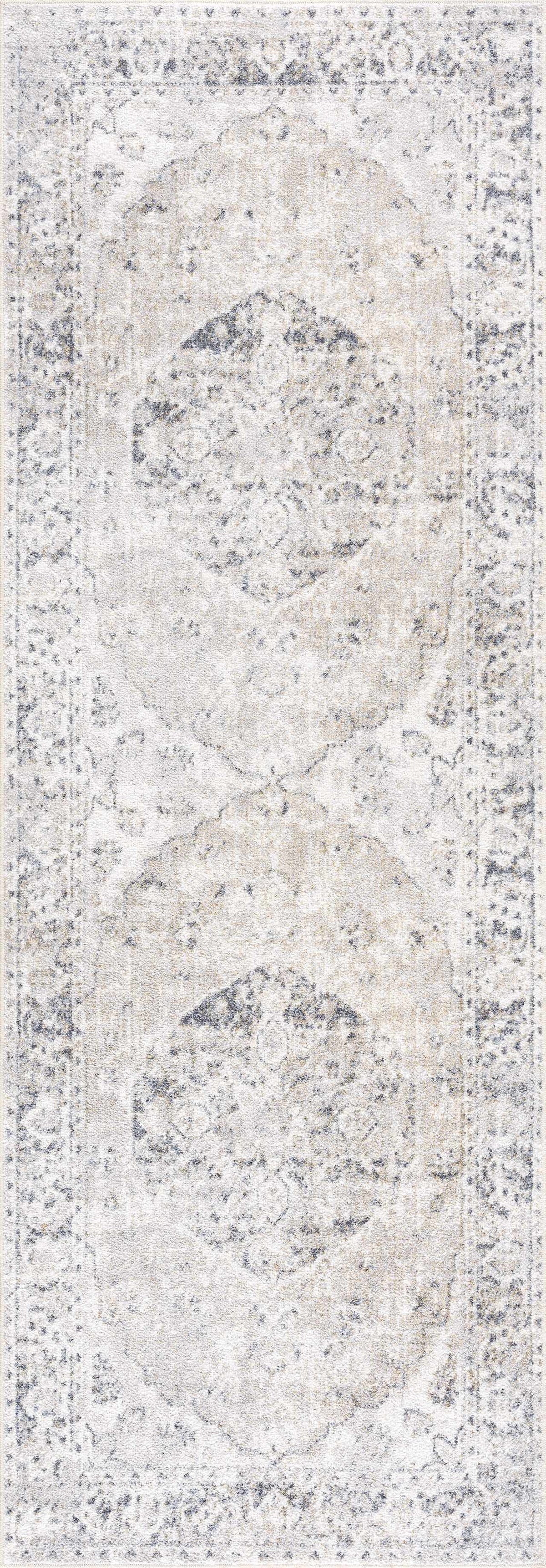 Rudo Elegant Machine Washable Flat Pile Floor Rug