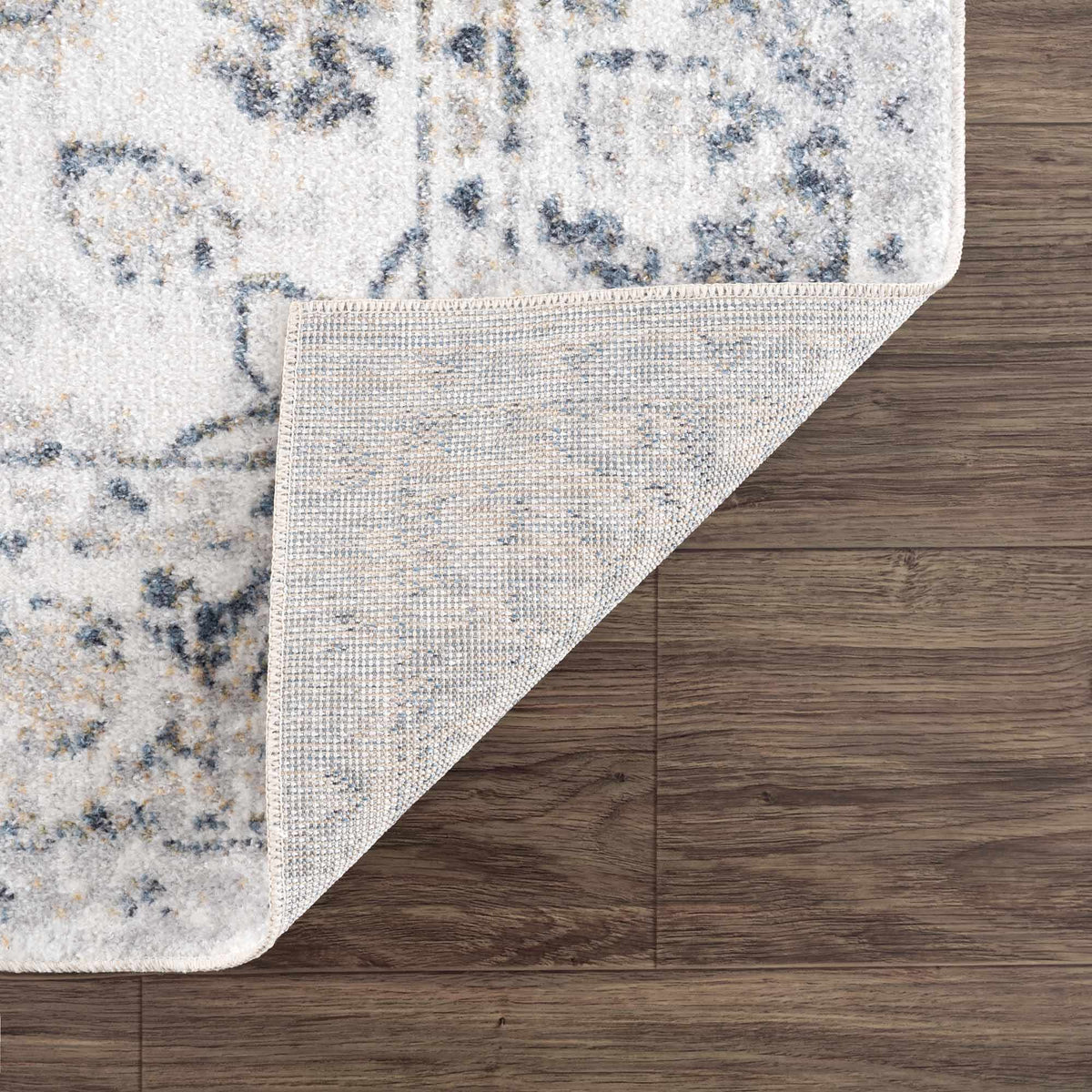 Rudo Elegant Machine Washable Flat Pile Floor Rug