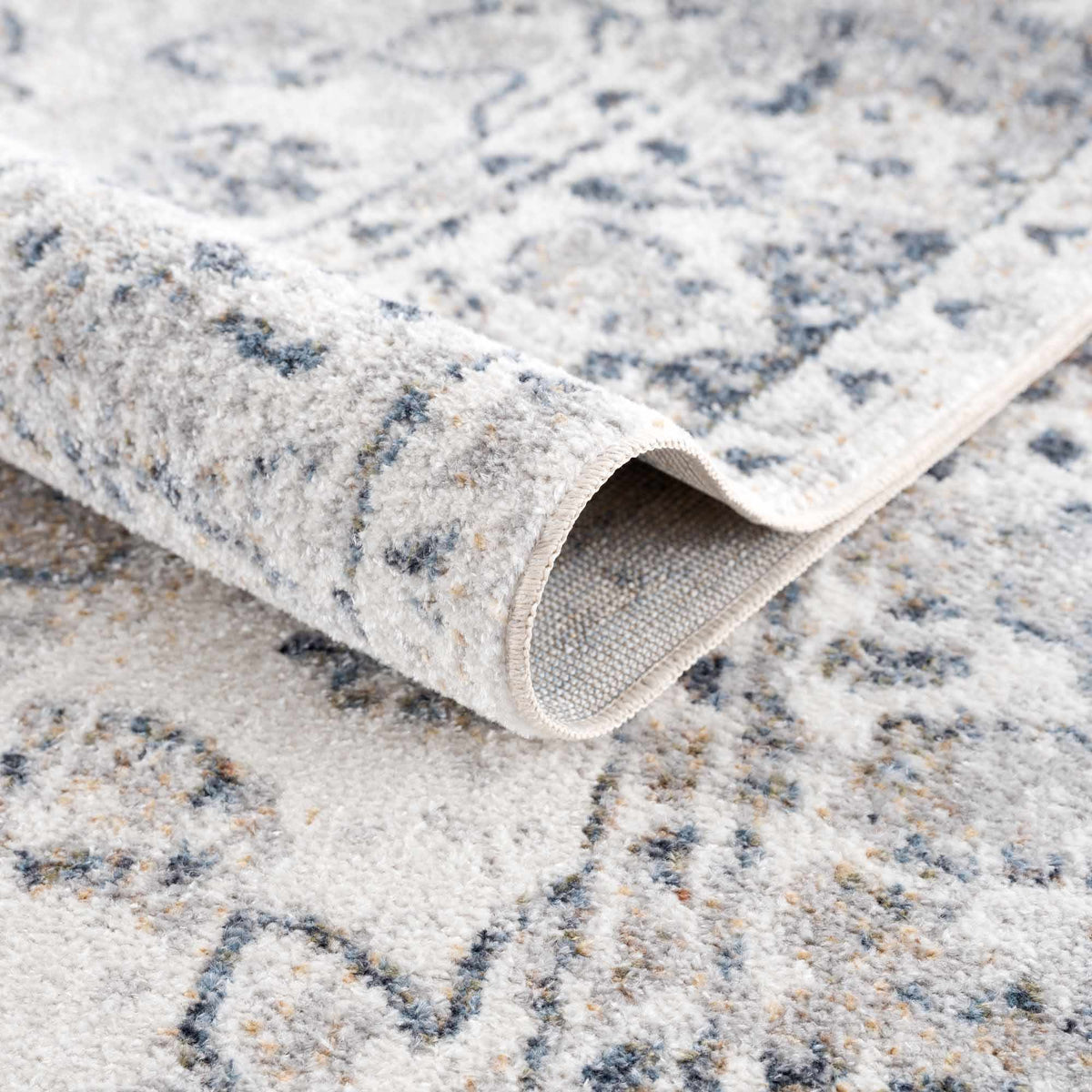 Rudo Elegant Machine Washable Flat Pile Floor Rug