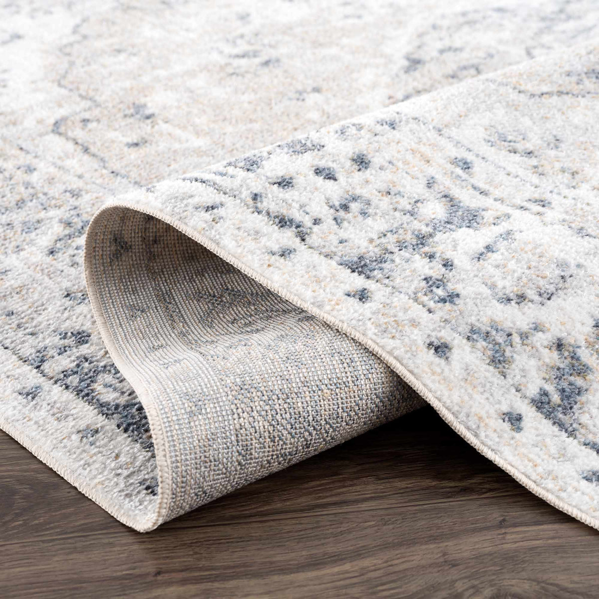 Rudo Elegant Machine Washable Flat Pile Floor Rug
