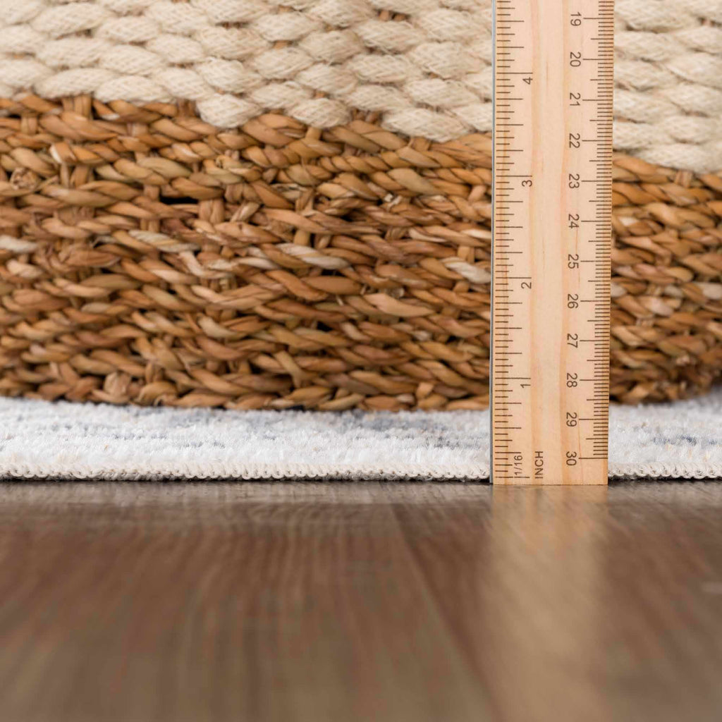 Rudo Elegant Machine Washable Flat Pile Floor Rug