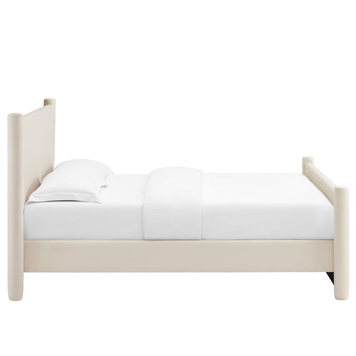 Modway Rael Performance Velvet Queen Padded Platform Bed