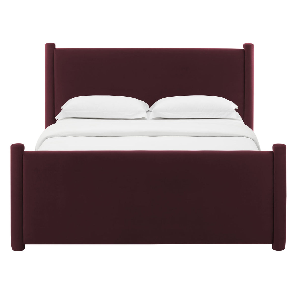 Modway Rael Performance Velvet Queen Padded Platform Bed