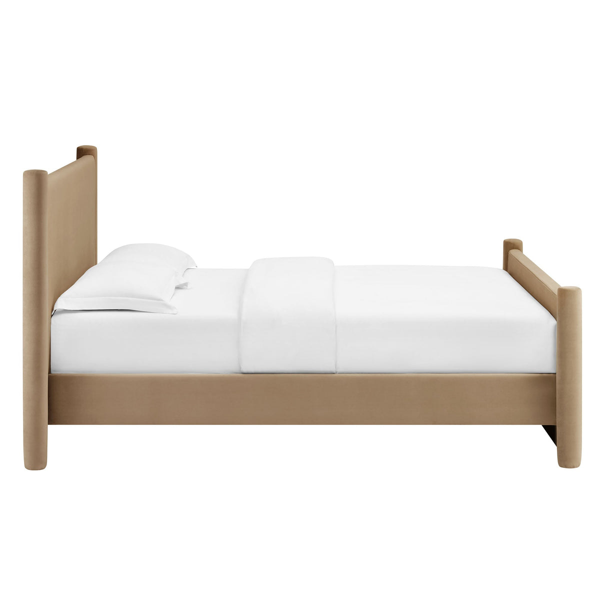 Modway Rael Performance Velvet Queen Padded Platform Bed