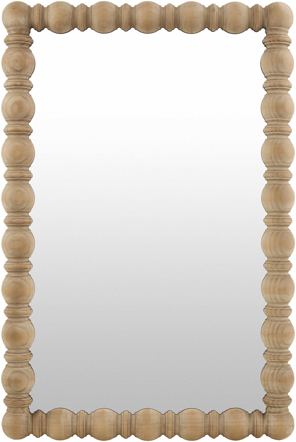 Mbocayaty Organic Camel Pine Handcrafted Wall Mirror