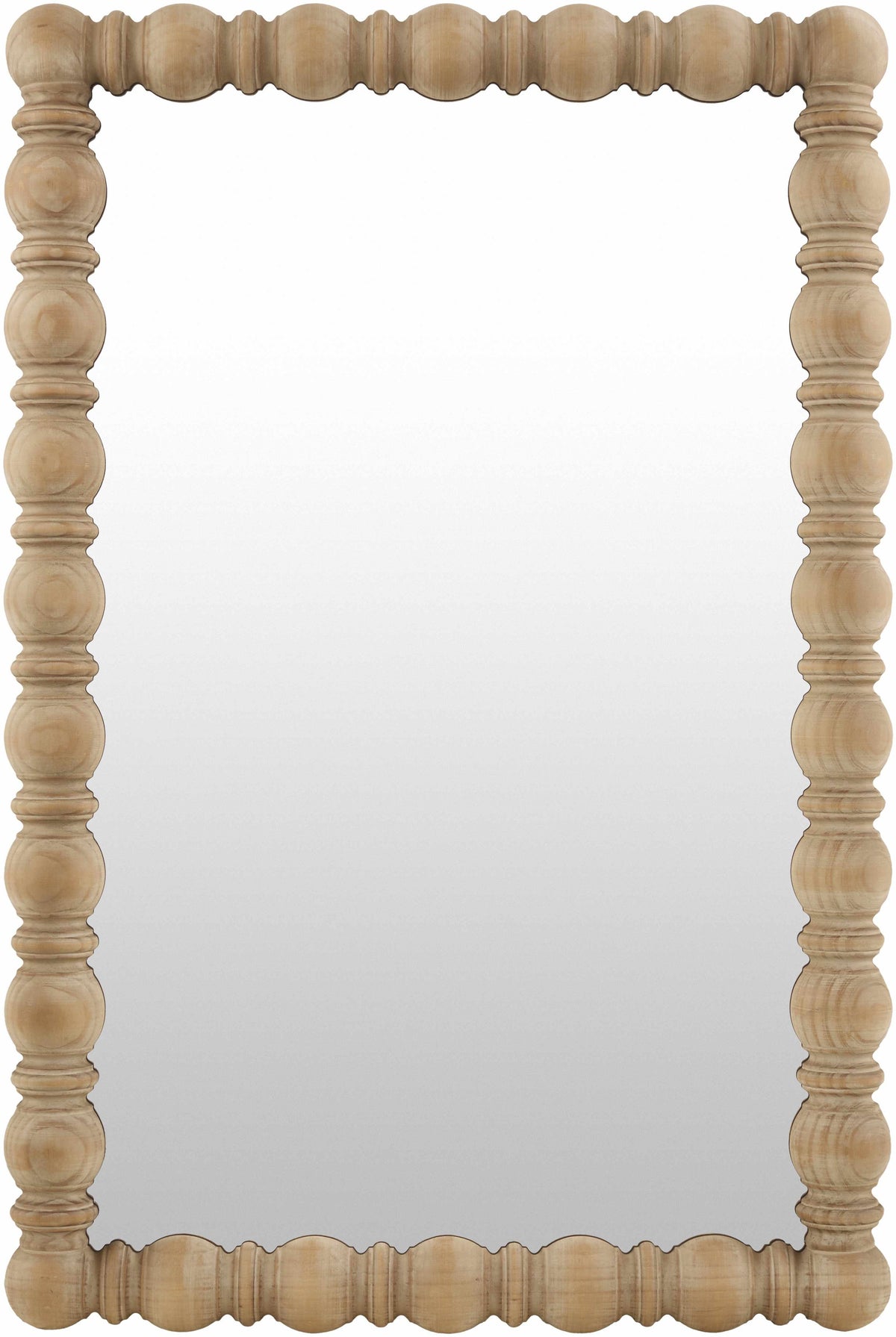 Mbocayaty Organic Camel Pine Handcrafted Wall Mirror