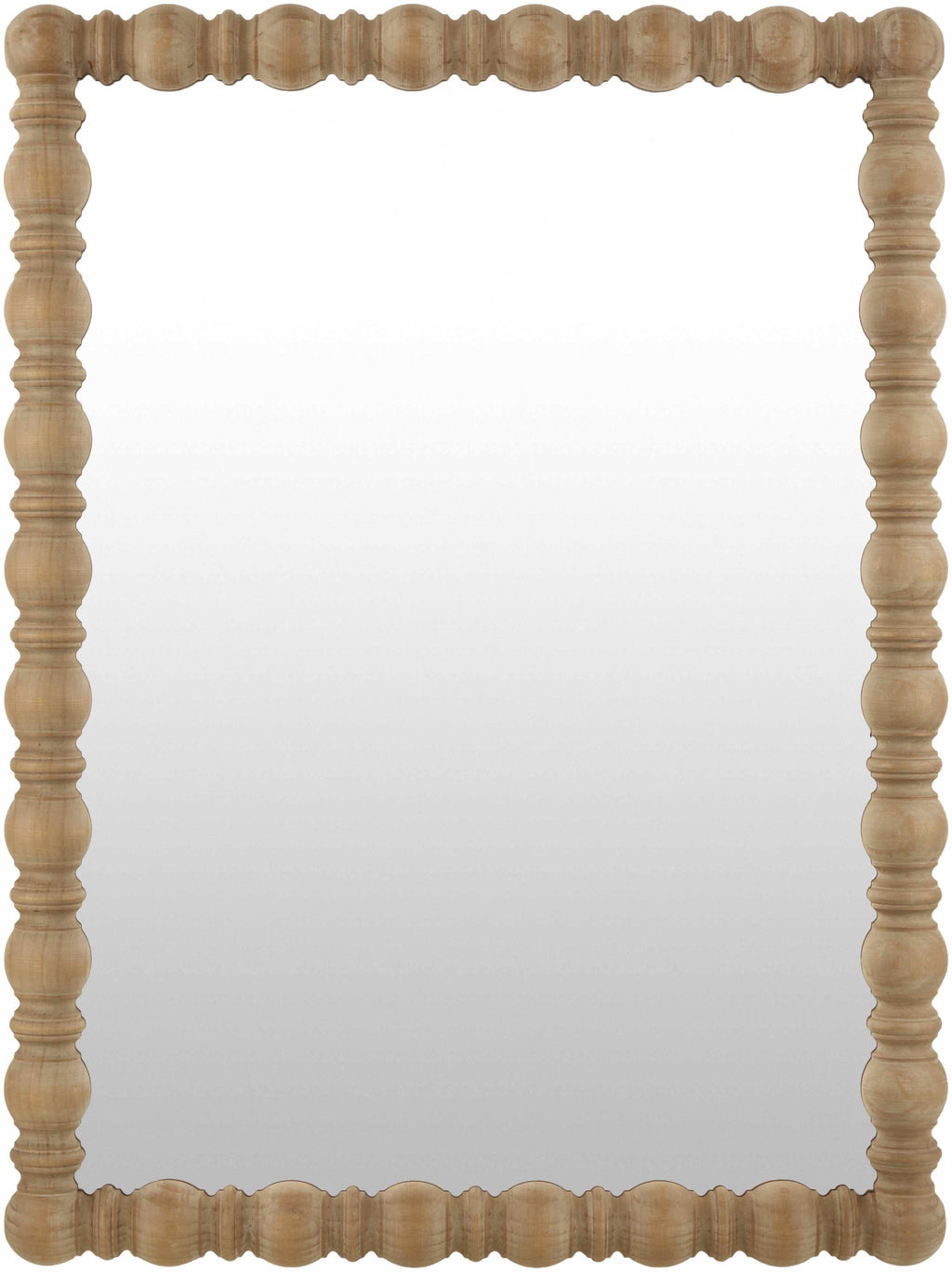 Mbocayaty Organic Camel Pine Handcrafted Wall Mirror