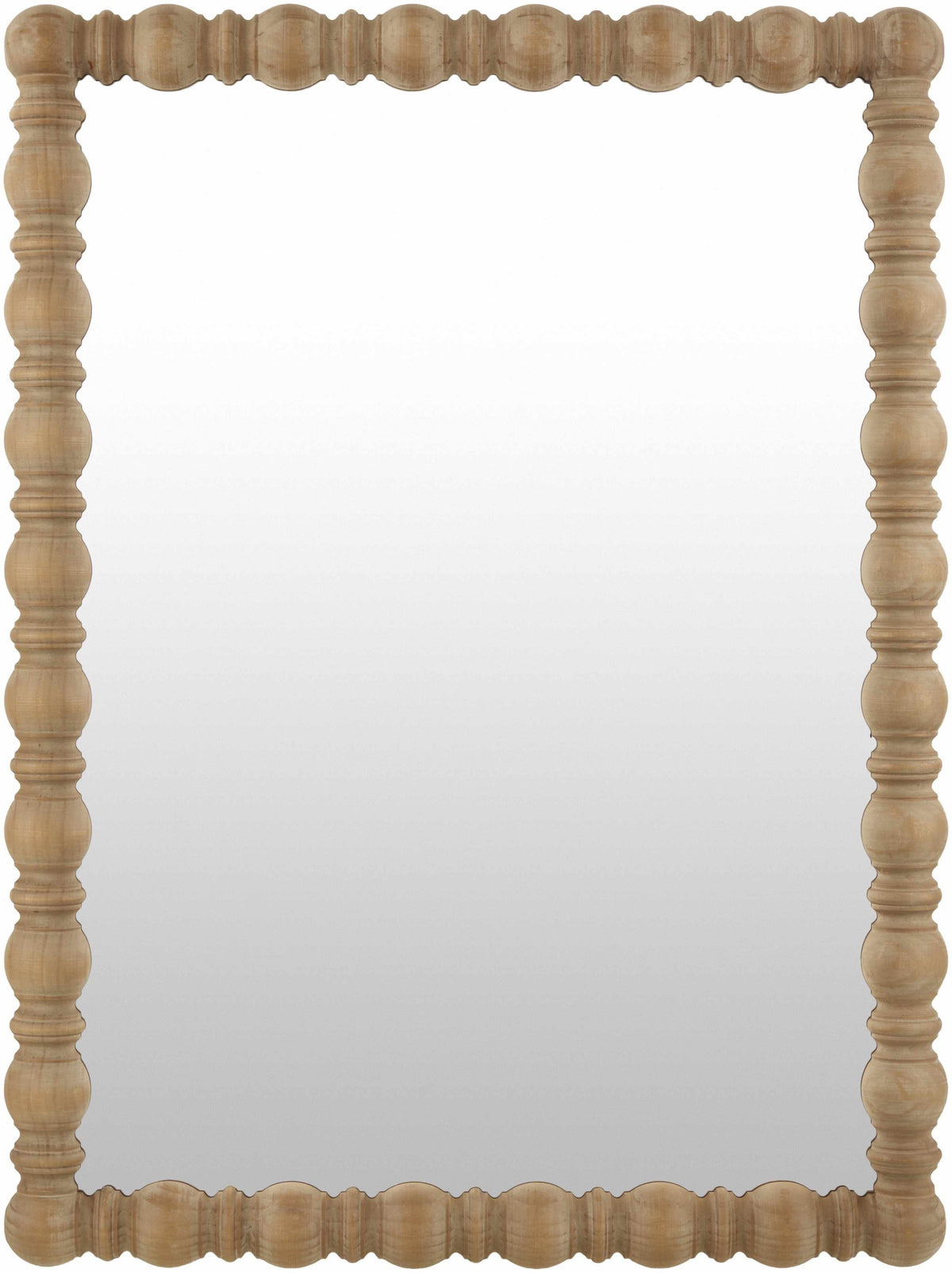 Mbocayaty Organic Camel Pine Handcrafted Wall Mirror
