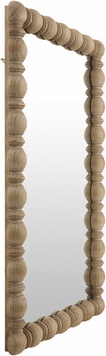 Mbocayaty Organic Camel Pine Handcrafted Wall Mirror