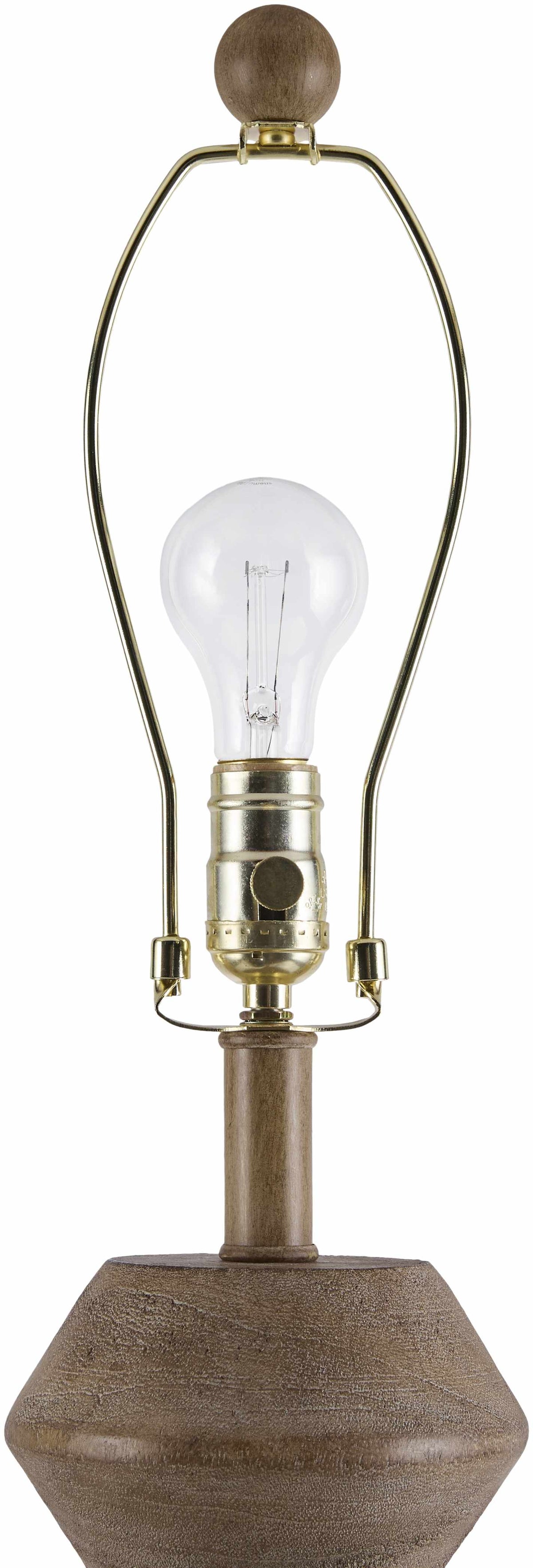 Matozinhos Dark Brown Floor Lamp With Three Light Modes