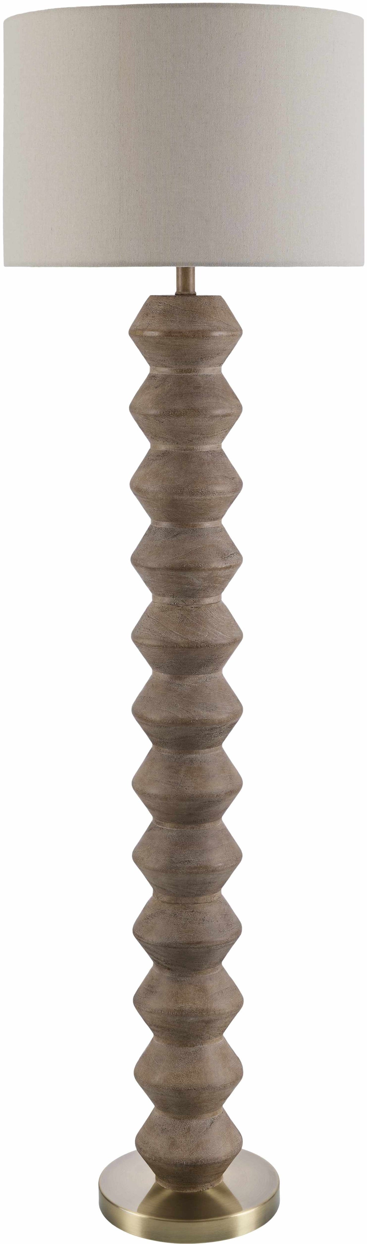 Matozinhos Dark Brown Floor Lamp With Three Light Modes