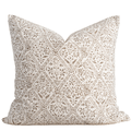 Mariella Handcrafted Floral Pillow Cover Mustard Atelier