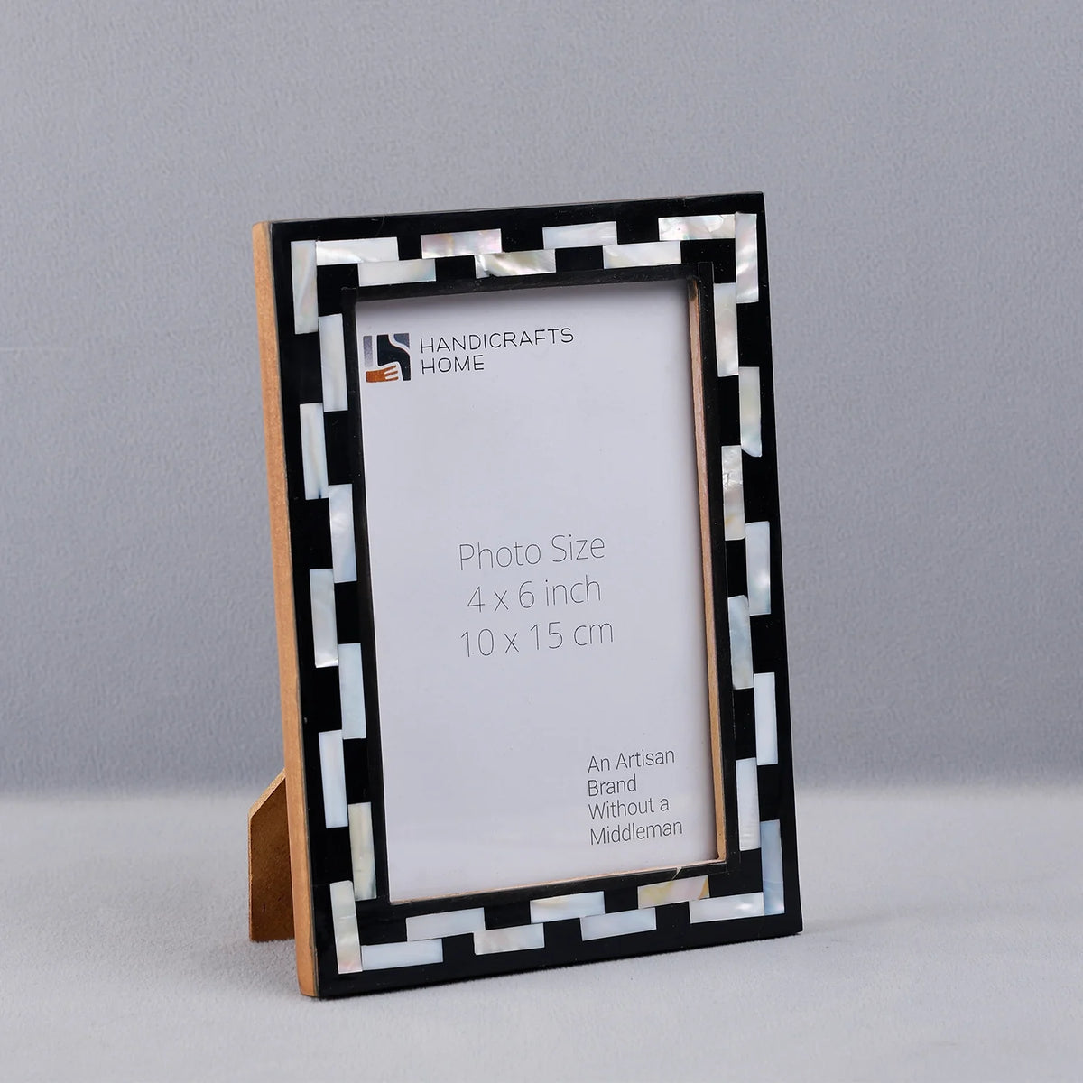 Pearlescent Tiptoe Mother of Pearl Inlay Picture Frame
