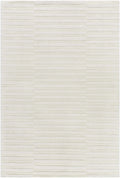 Aelius Hand Loomed Pure Wool Rug In Soft Cream Hues