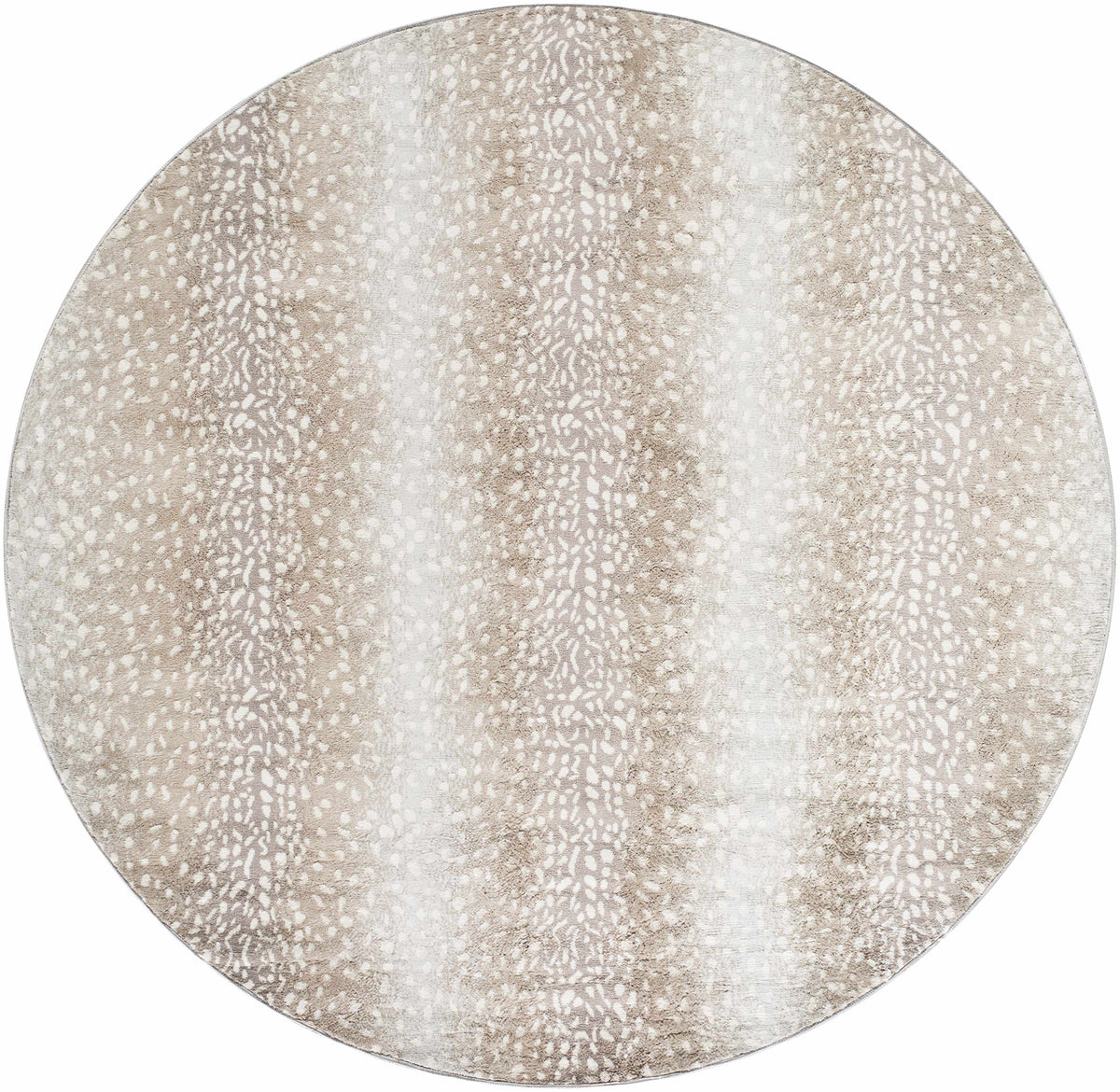 Pointblank Sophisticated Tan Leopard Area Rug With Texture