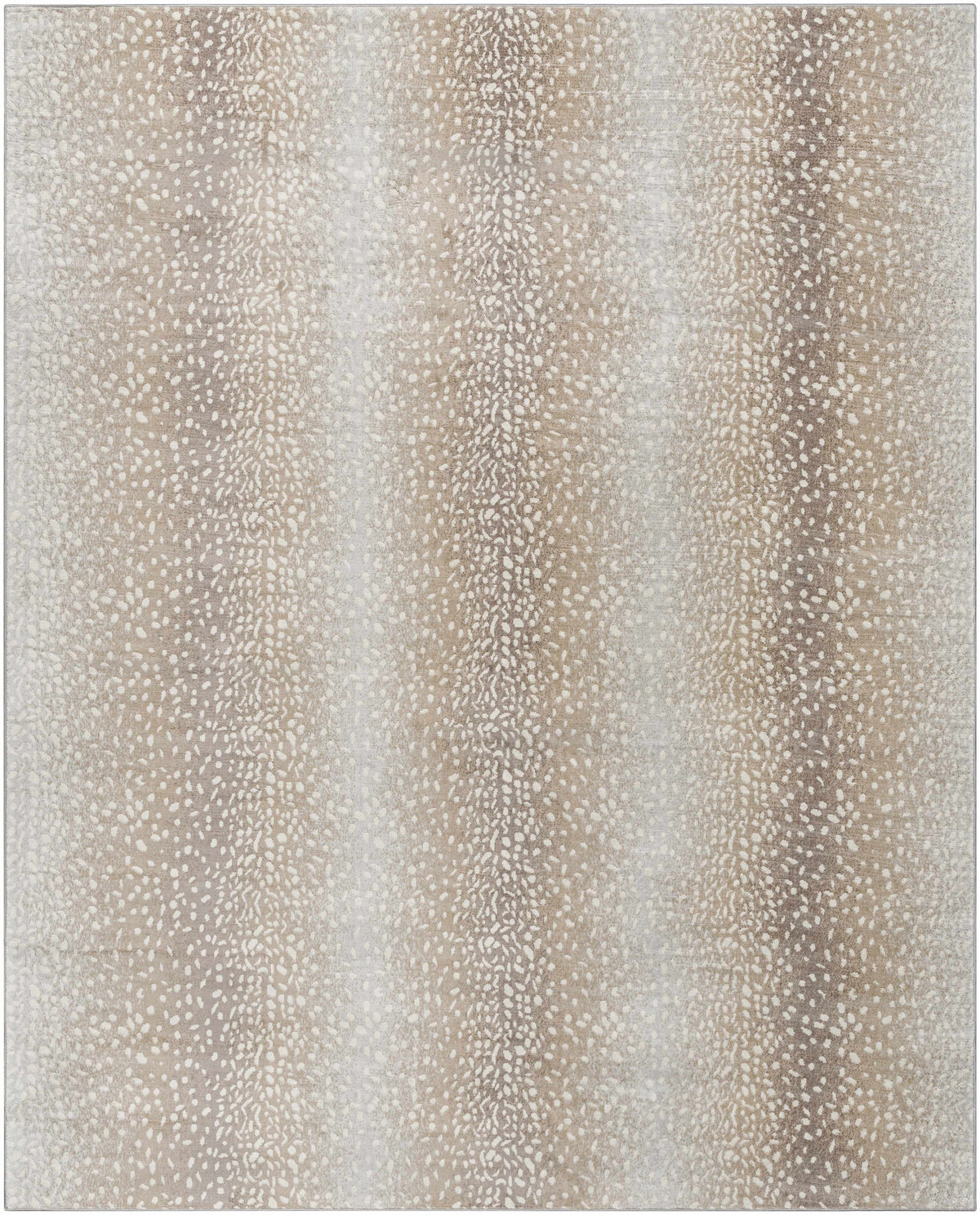 Pointblank Sophisticated Tan Leopard Area Rug With Texture