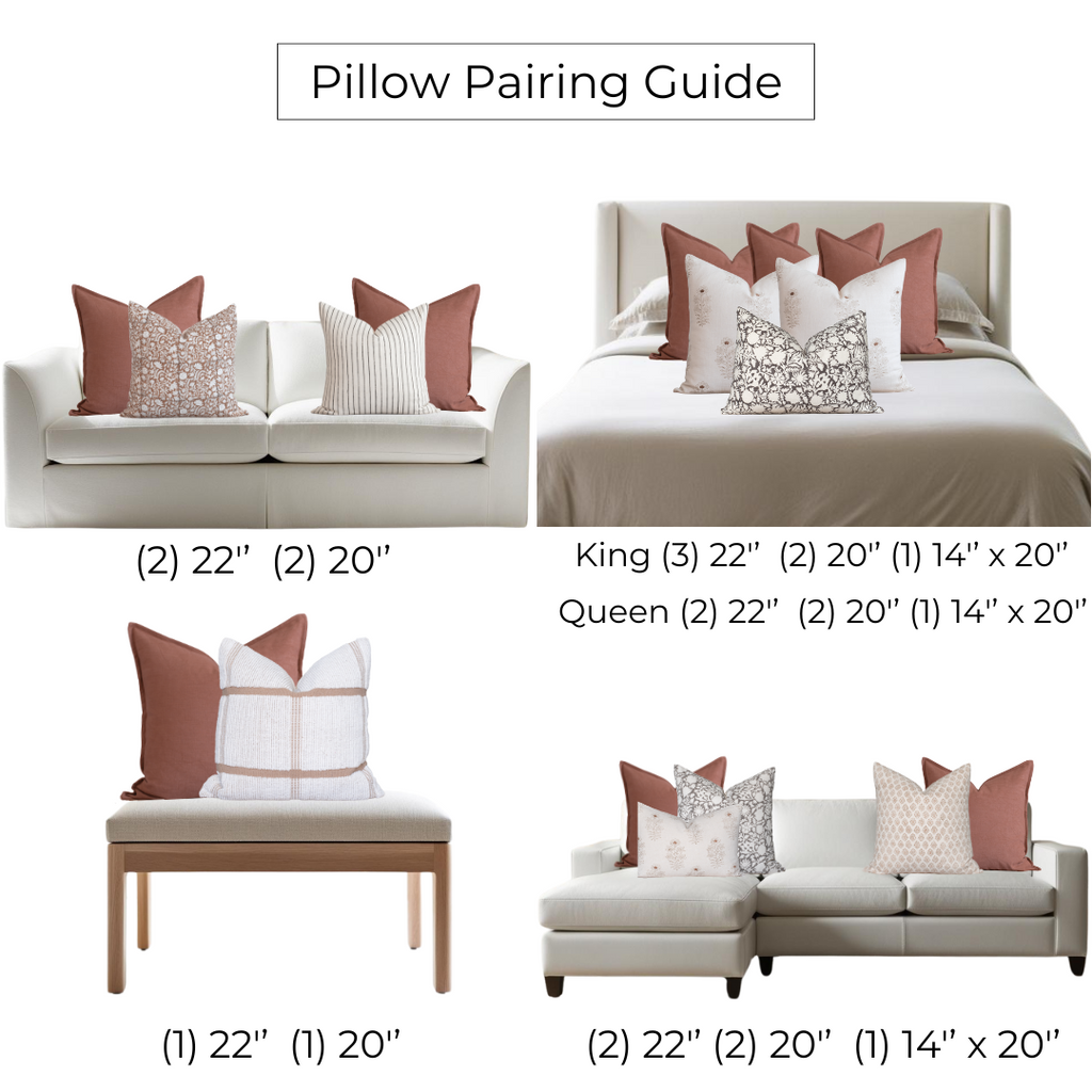 Gávea Private Reserve Cotton Pillow Cover Terracotta