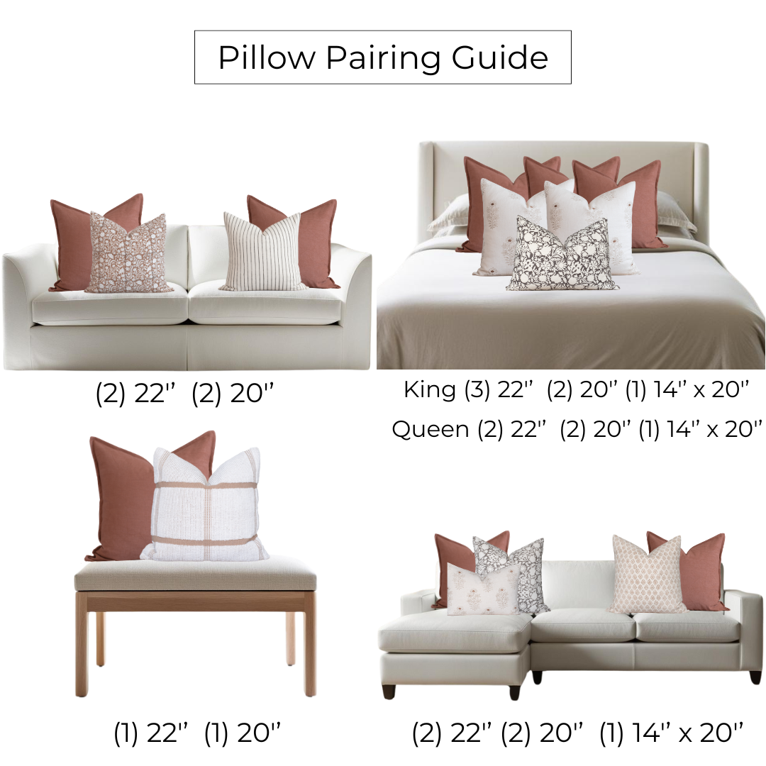 Gávea Private Reserve Cotton Pillow Cover Terracotta