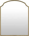 Catai Traditional Gold Iron Mirror With Sturdy Base