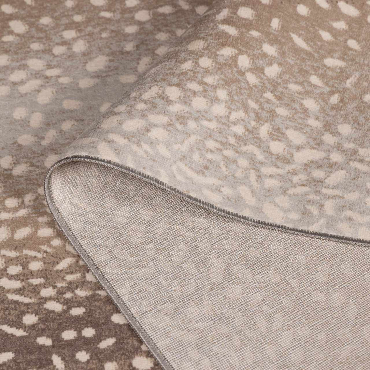 Pointblank Sophisticated Tan Leopard Area Rug With Texture