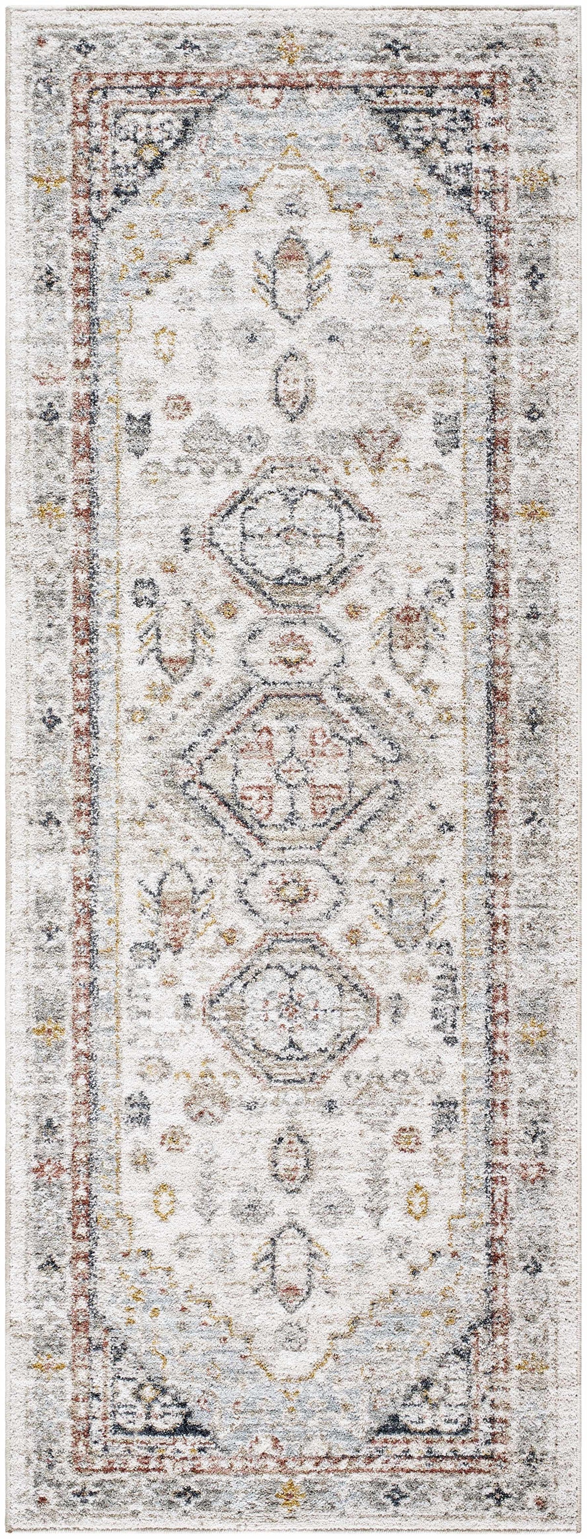 Lumina Kouta Light Gray Area Rug Machine Woven Turkish Elegance