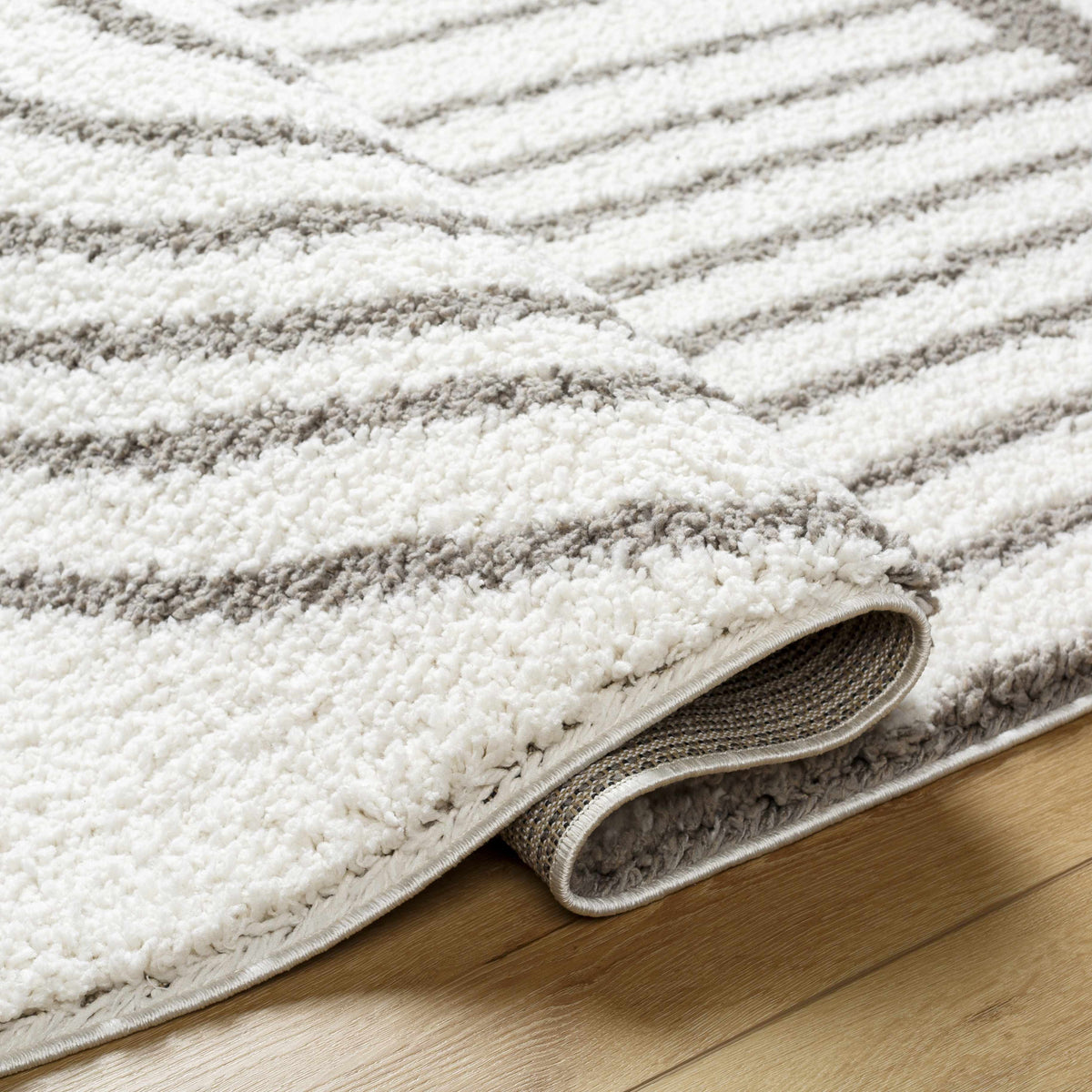 Jola Taupe Ultra Plush Area Rug Nearly Two Inches Thick