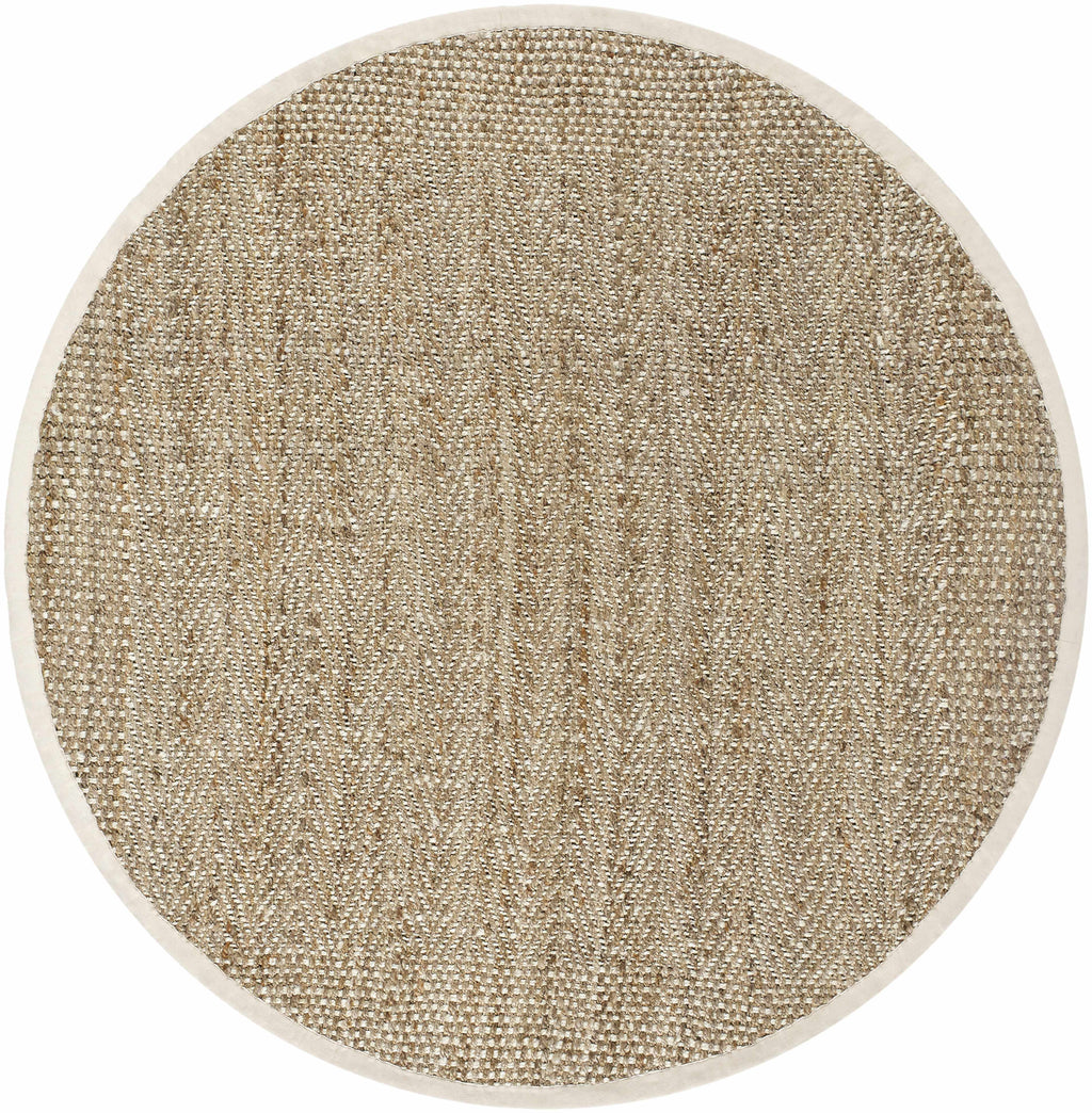 Elan Dinah Textured Jute Rug Tan Hand Woven Flat Weave