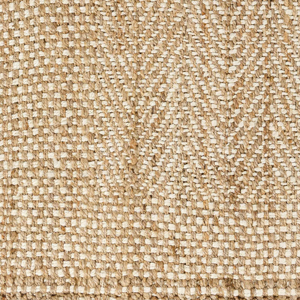 Elan Dinah Textured Jute Rug Tan Hand Woven Flat Weave