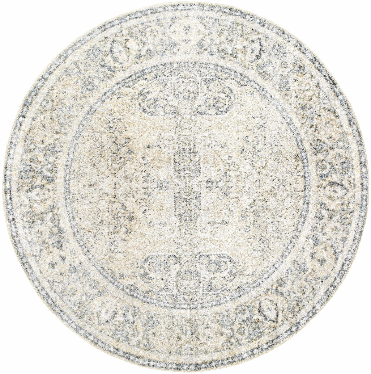 Arias Boutique Elegant Geometric Machine Washable Rug