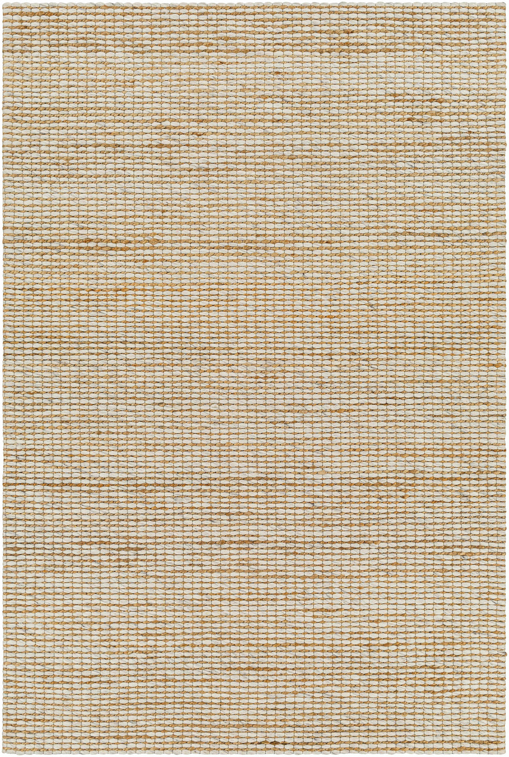 Riki Cream Jute Wool Blend Rug For Modern Interiors