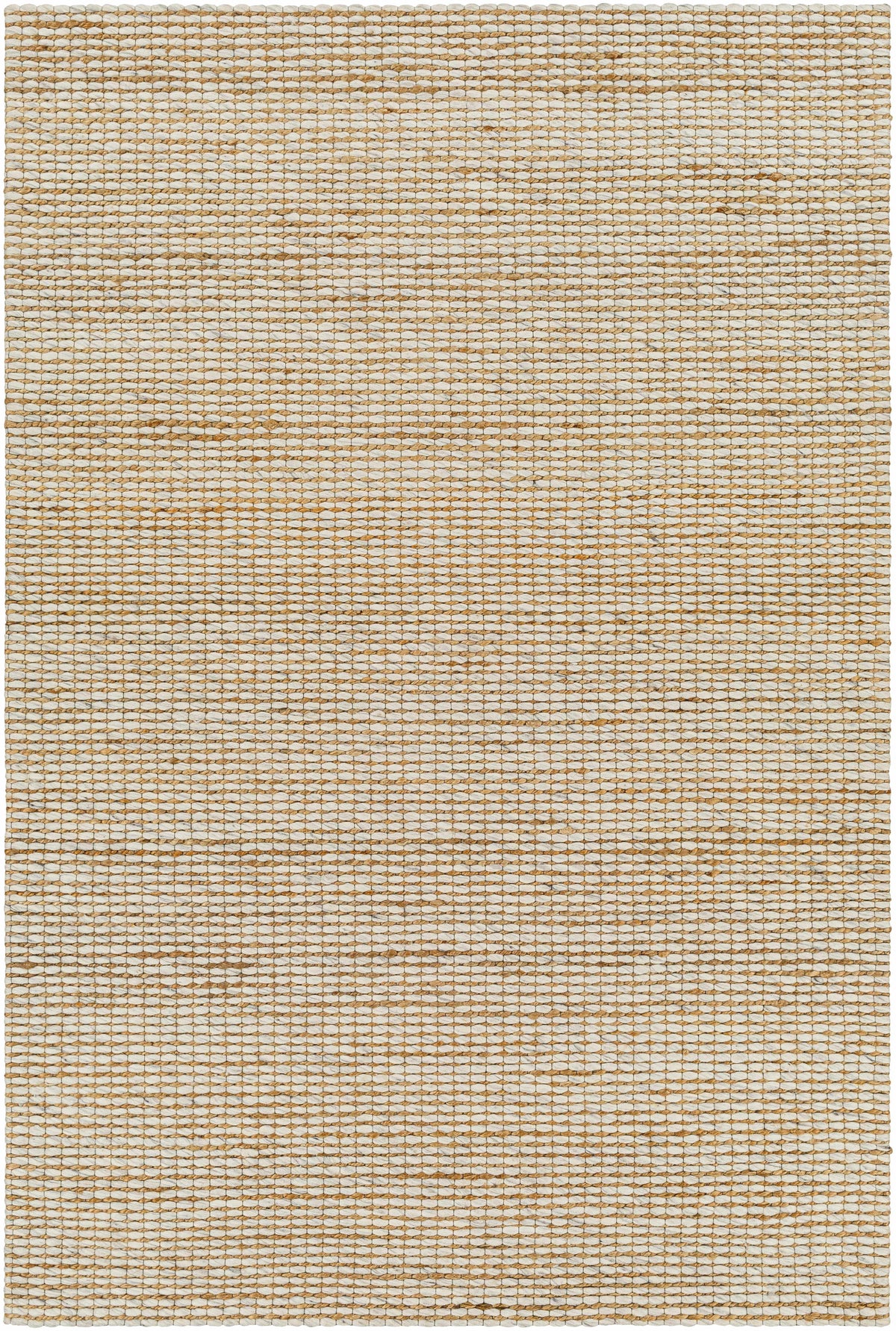 Riki Cream Jute Wool Blend Rug For Modern Interiors