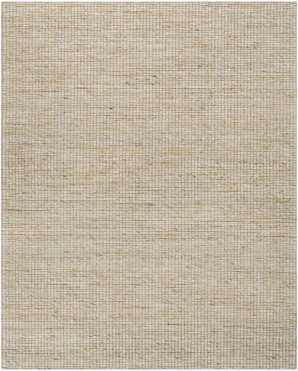 Riki Cream Jute Wool Blend Rug For Modern Interiors