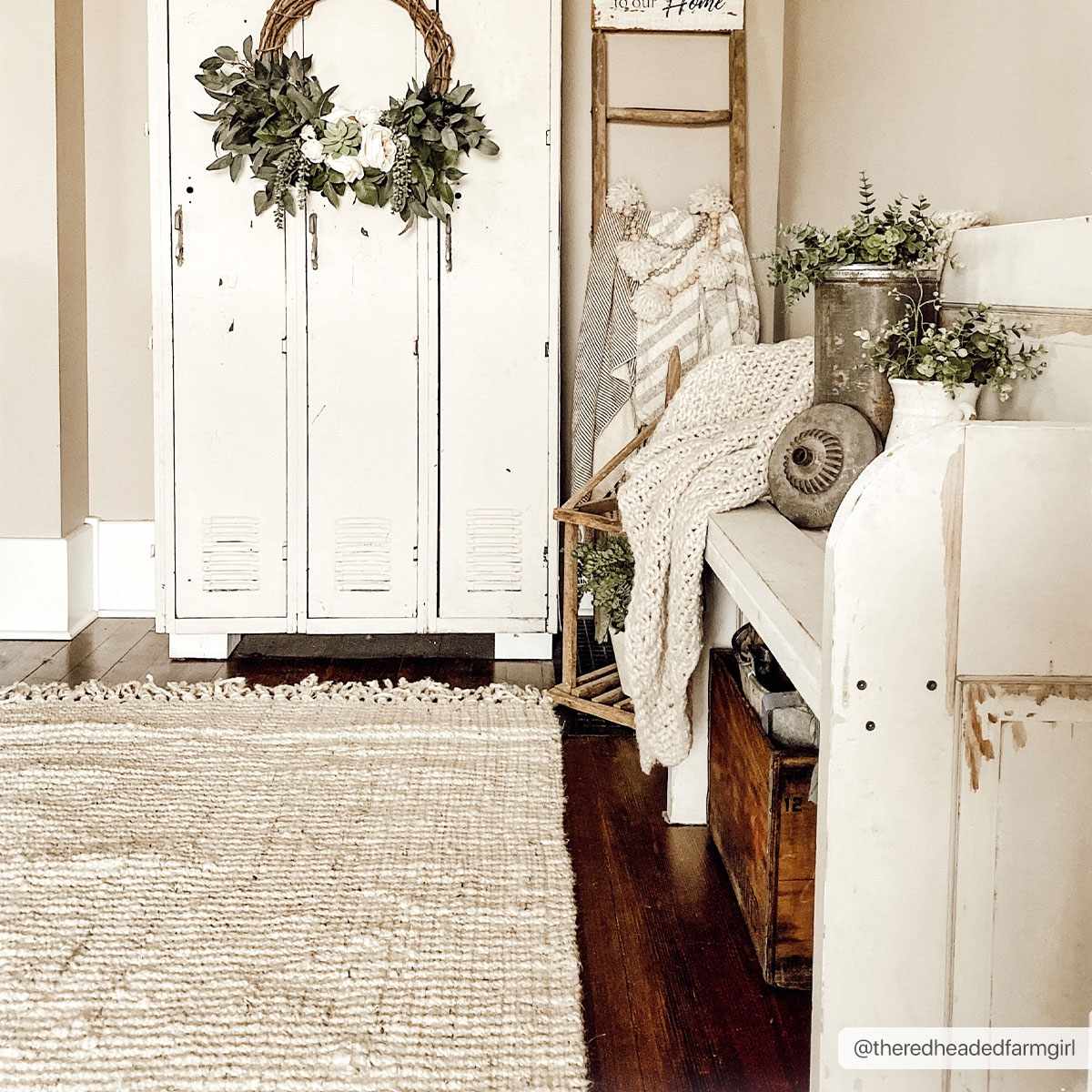 Senneterre Hand Woven Bleached Jute Rug With Tassel Fringe