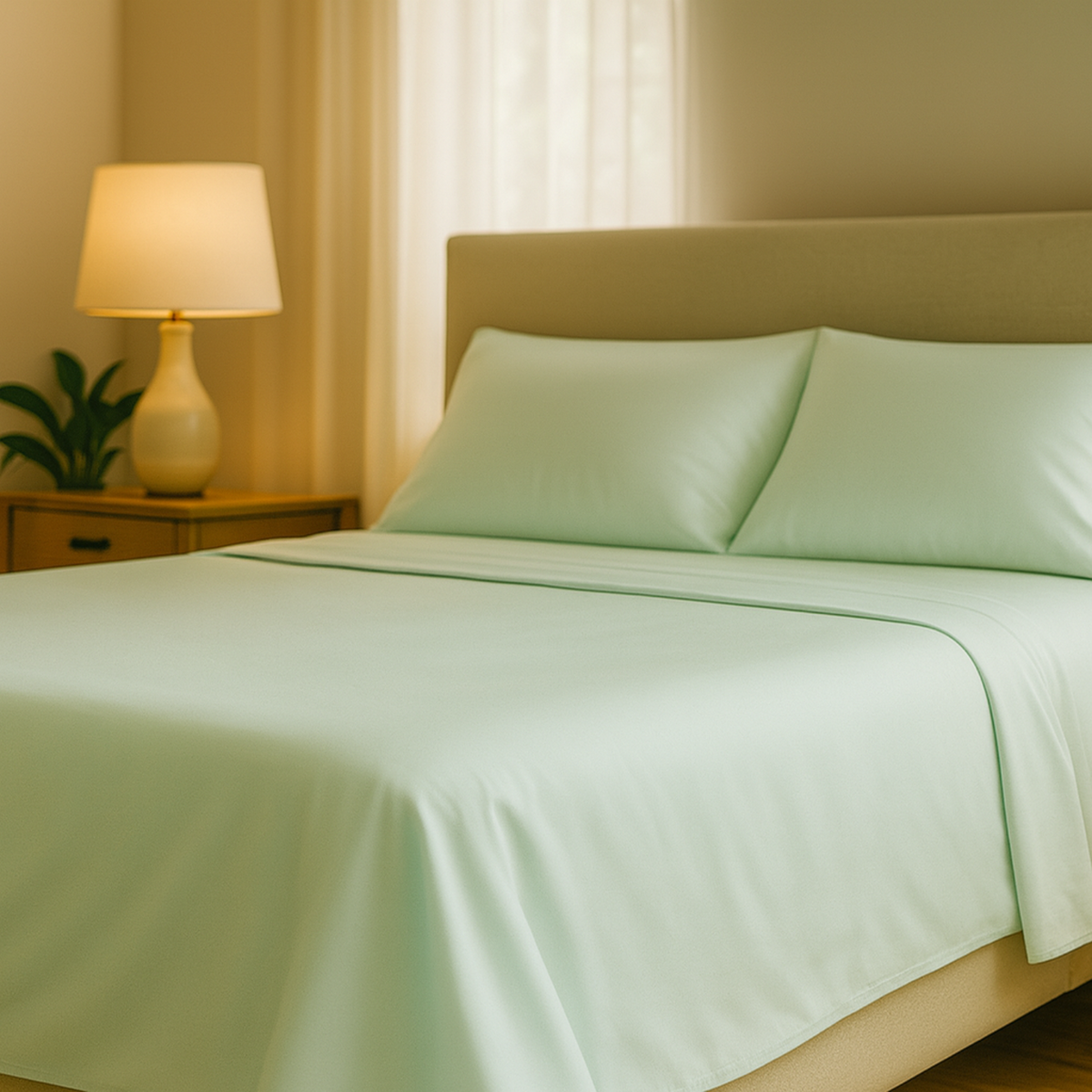 Meridian Bamboo Viscose Ultra Soft Queen Bed Sheets