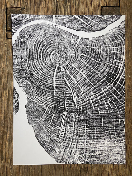 Ashwood Press Sugar Maple Print Hand Pressed 12x16 Limited Edition