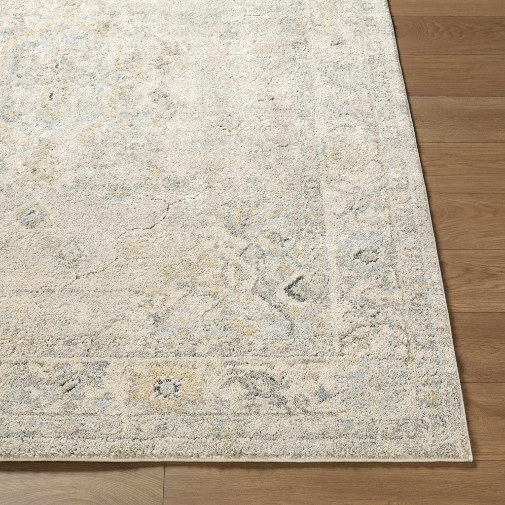 Tyche Thick Plush Luxe Area Rug In Light Gray Blend