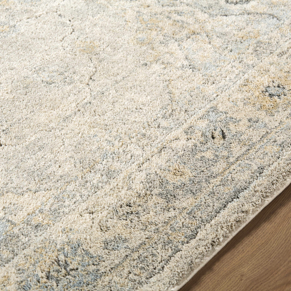Tyche Thick Plush Luxe Area Rug In Light Gray Blend