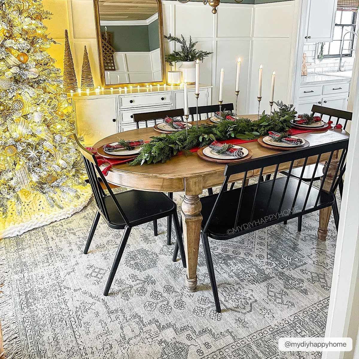 Undy Hand Woven Cotton Blend Rug With Garden Fringe