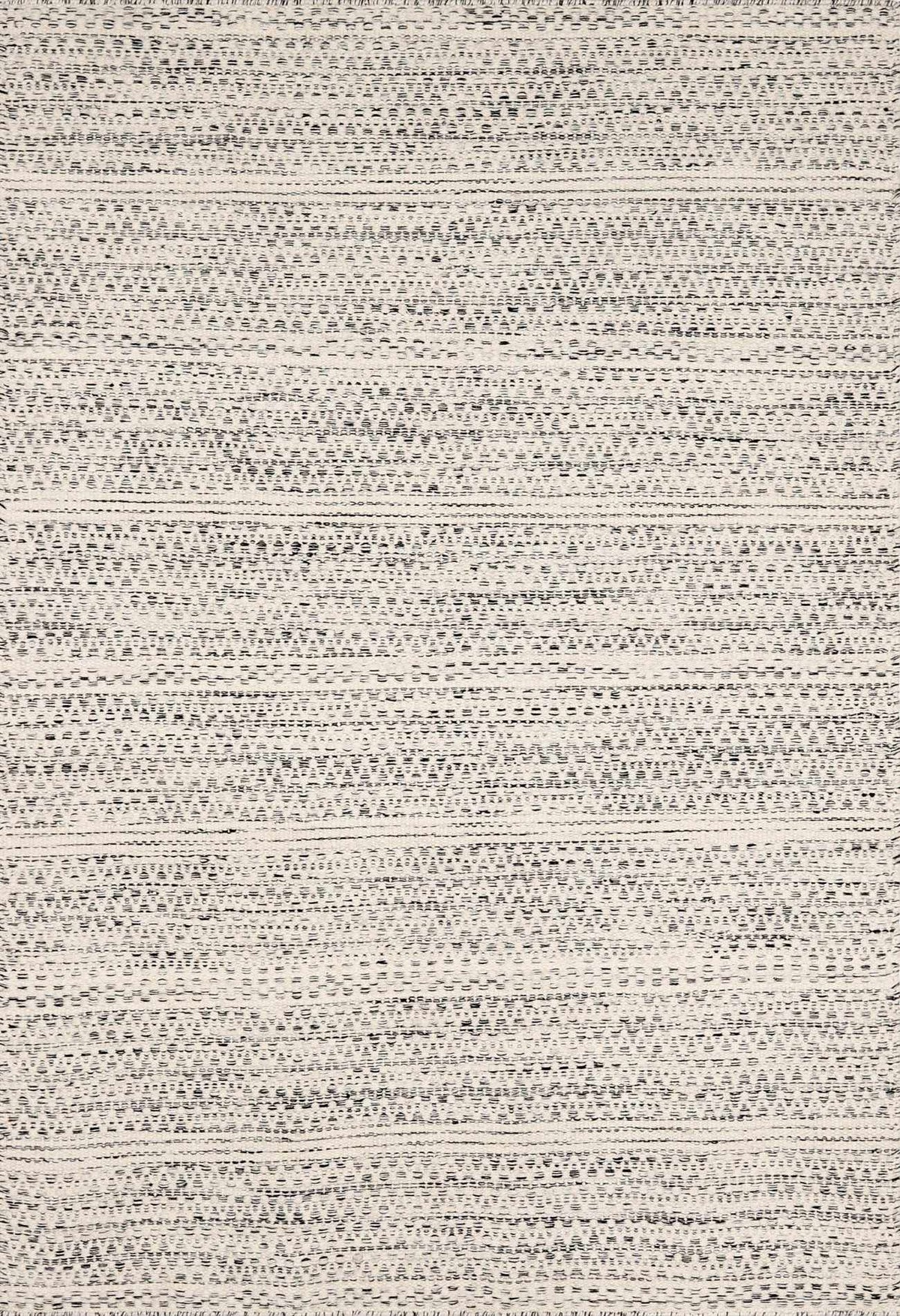 Williford Classic Hand Woven Wool Area Rug Cream And Black