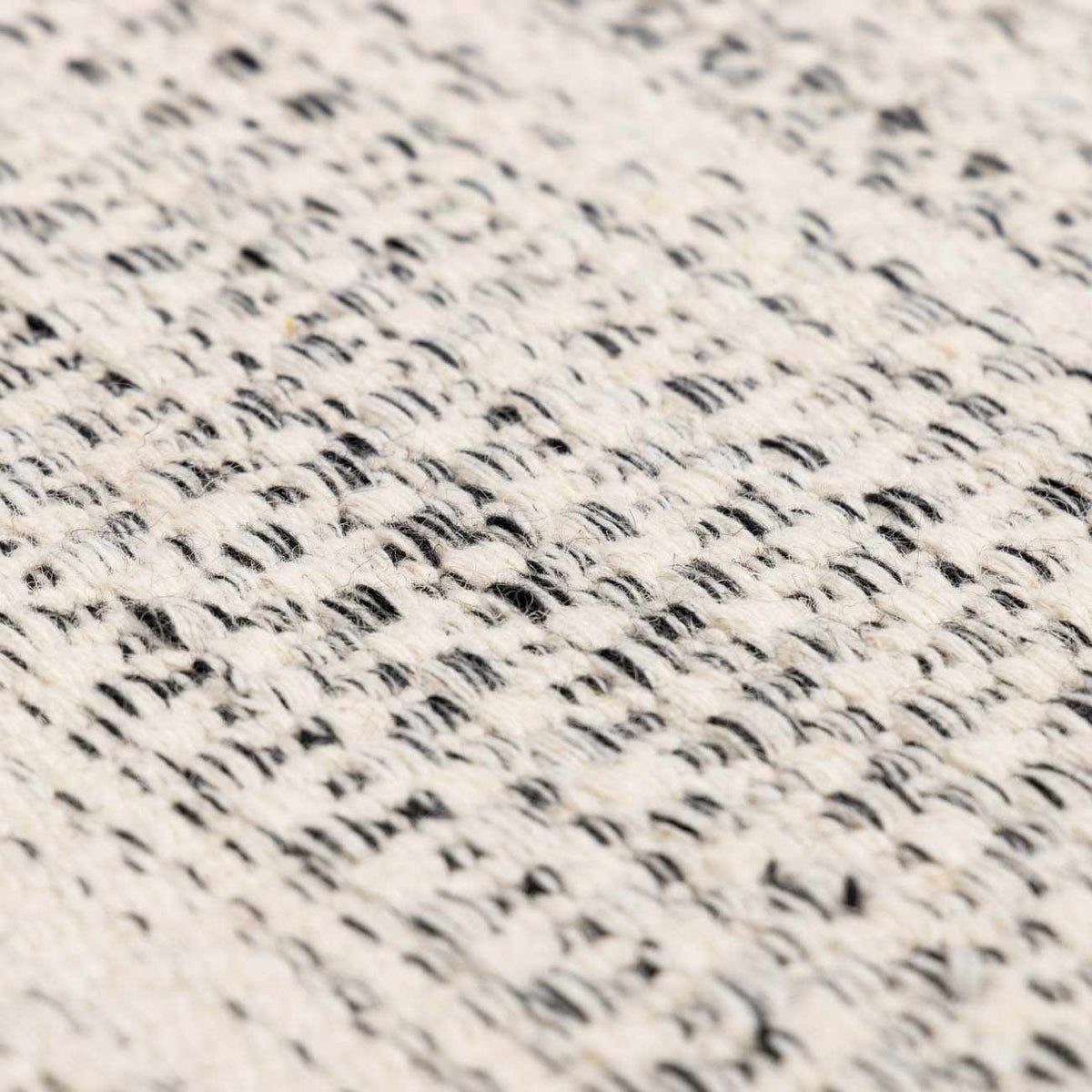 Williford Classic Hand Woven Wool Area Rug Cream And Black