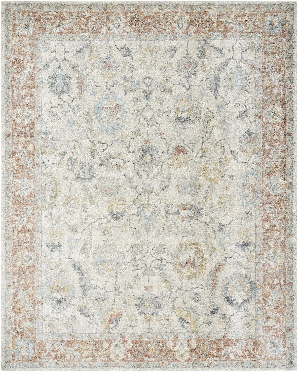 Yetta Luxe Area Rug With Thick Plush Pile In Beige